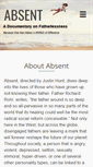 Mobile Screenshot of absentmovie.com